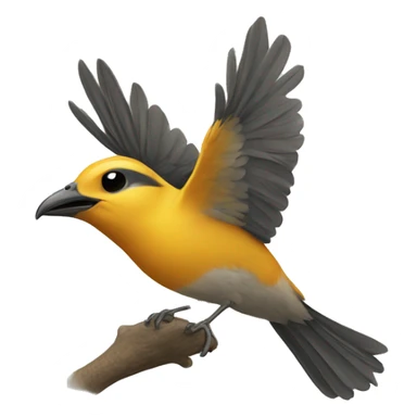 bird crashes calendar sticker