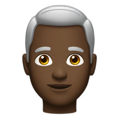 Black man AI-Large-Language-Model sticker