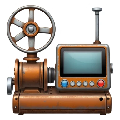 1980s machinery and equipment sticker