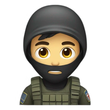 counter terrorist sad sticker