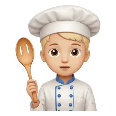 A little kid chef sticker