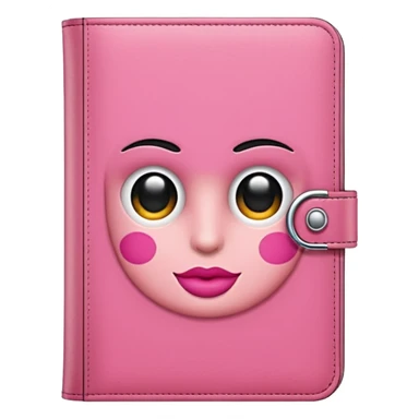 Agenda rosa sticker