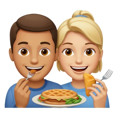 i want two person nicke eatche athore sticker