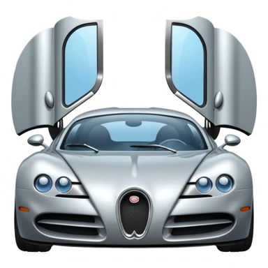 buggati doors open sticker