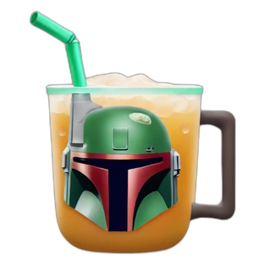 boba tea fett drink boba sticker