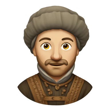 16th century Russian peasant sticker