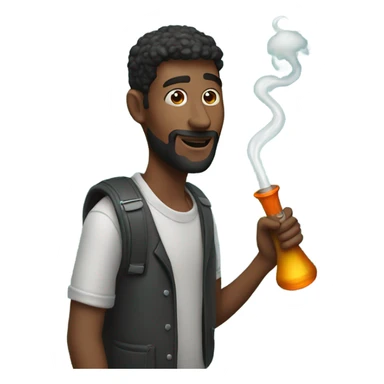 Guy holding that Bong sticker