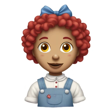 Raggedy Ann  sticker