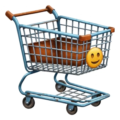 abandoned shopping cart sticker