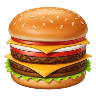 mcdonalds burger single patty sticker