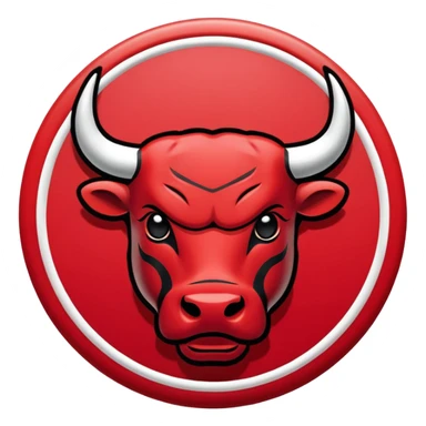Chicago bulls logo sticker
