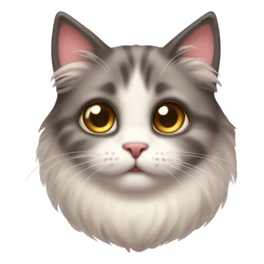 Pussy cat in love sticker