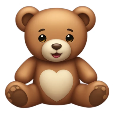 Teddy bear inlove sticker