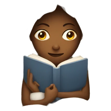 Lady under a blanket reading a book sticker