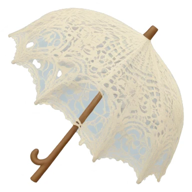 Lace umbrella  sticker