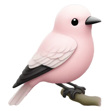 Light pink birding pas  sticker