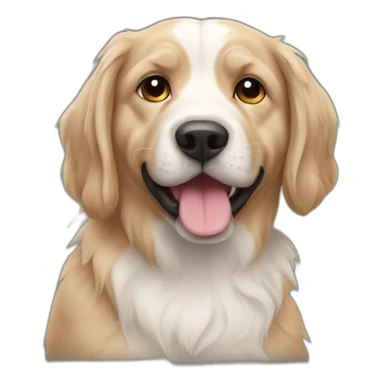 a complete bobtail dog sticker