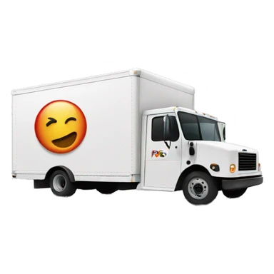 Boxtruck with letters "PGS” on the side sticker