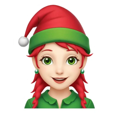 Cool Christmas elf sticker
