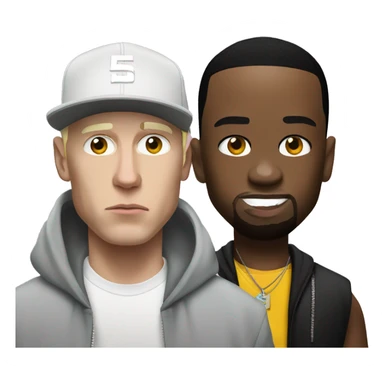 eminem and 50 cent sticker