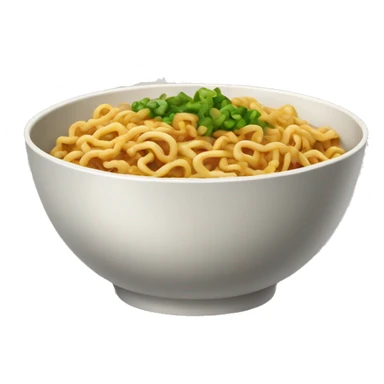 Chinese food bowl of zhajiangmian sticker