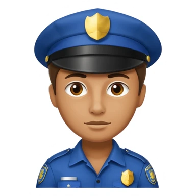 thief, Police hat. sticker