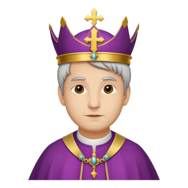 OBISPO DE IGLESIA CON PIEL BLNCA sticker