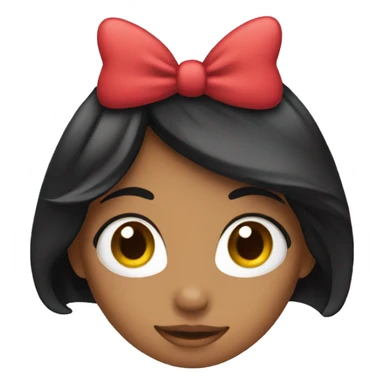 Girl with Mickey ears sticker