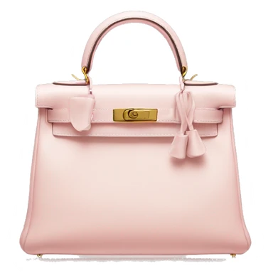 pastel pink hermes kelly bag sticker