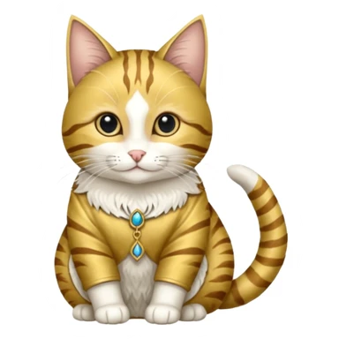 Бенгальская кошка сидит наверху шкафа sticker