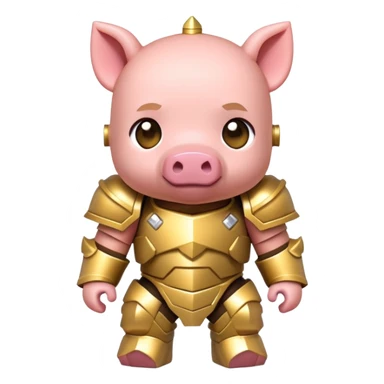 Minecraft baby Piglin sticker
