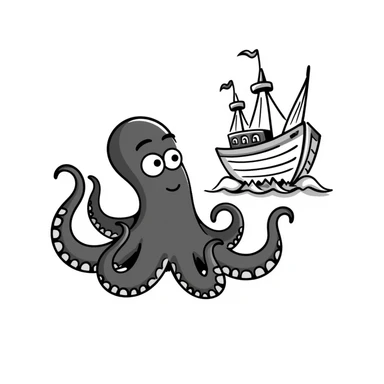 Octopus sticker