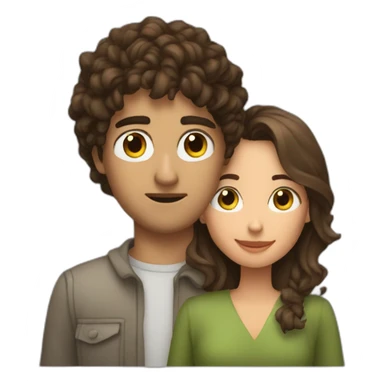 Tiago with Melissa and Isaac sticker