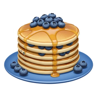 Blueberry pancakes  sticker