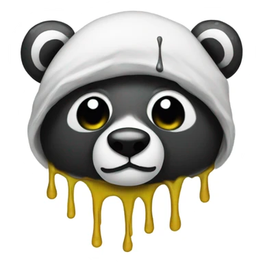 Drippy swag panda sticker