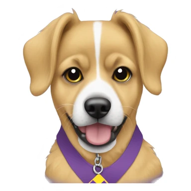 schwuler hund mit nonbinary flaggen tshirt sticker