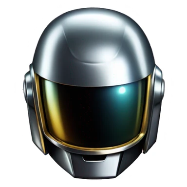 Daft punk with helmet in a beans form sticker