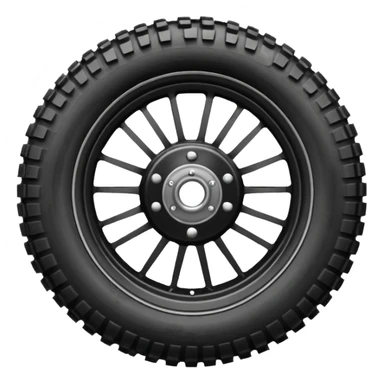 Roue arrière moto cross sticker