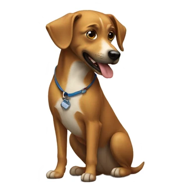 Sprite with dog sticker