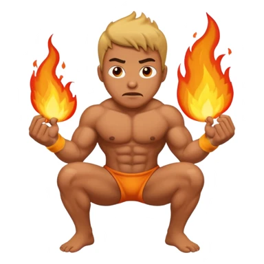 Man peeing fire sticker