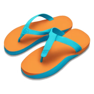 flipflop with covered toes kubota brand sticker