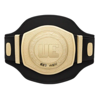 Khabib white ufc belt sticker