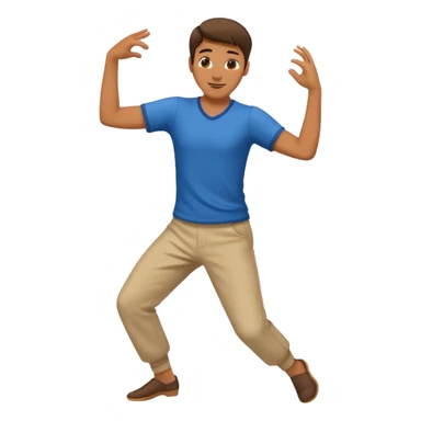Le monsieur danse mobile sticker