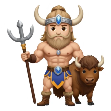 Minnesota Viking on top of a buffalo bill sticker