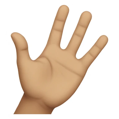 Simple hand reaching up sticker