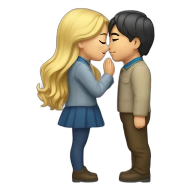tokayev kiss girl sticker