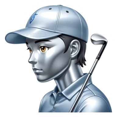 sorayama golfing sticker
