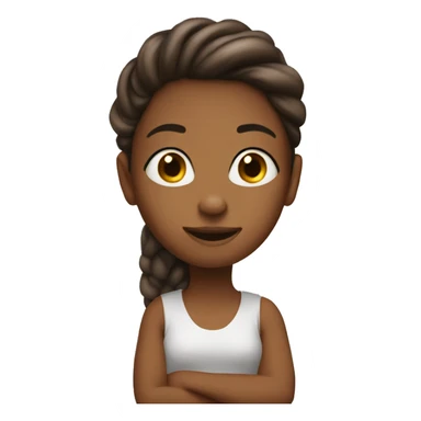 A girl but she’s a bean sticker