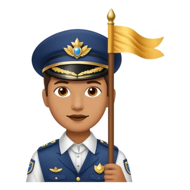 banner carrier Parade Marchers sticker