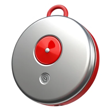 Personal fall detection alarm sticker